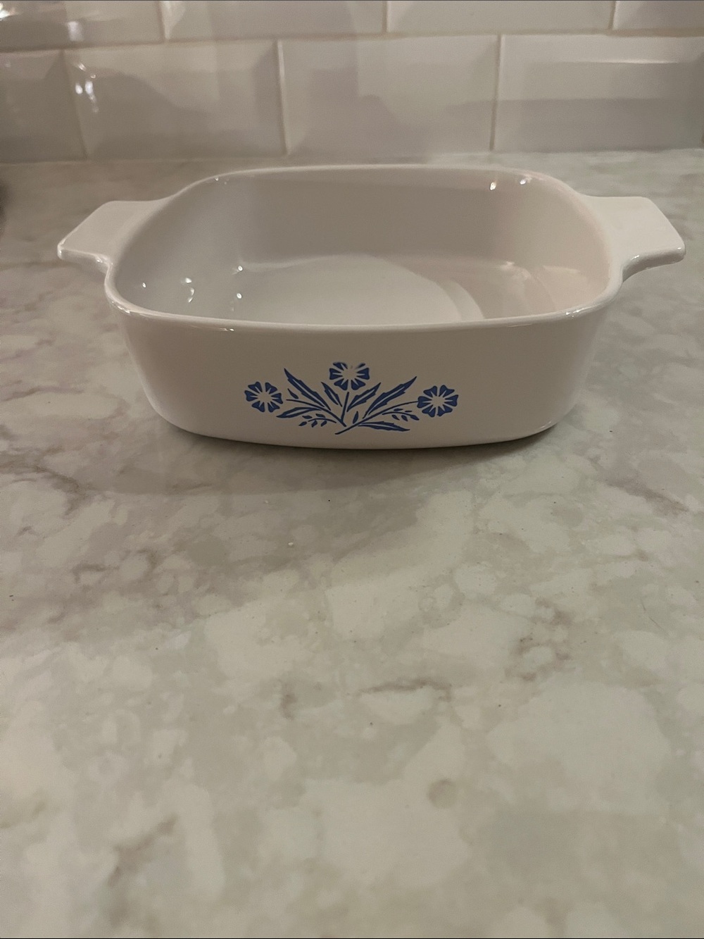 Vintage Blue Cornflower 1 Quart Corning Ware Casserole Baking Dish A1B